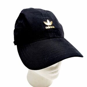 Adidas Strapback Hat Gold Trefoil Logo Adjustable